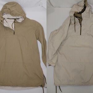 Aritzia Wilfred Hadid Anorak Parka Jacket Oversized Reversible‎ Green Tan Medium